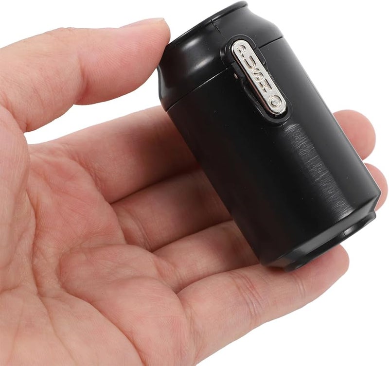 صينية جيب محمولة بسدادة محكمة الإغلاق لمنع التسرب، حاملة سجائر للسفر سهلة التنظيف باللون الأسود - Image 3